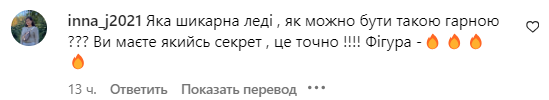 Коментар зі сторінки Тіни Кароль