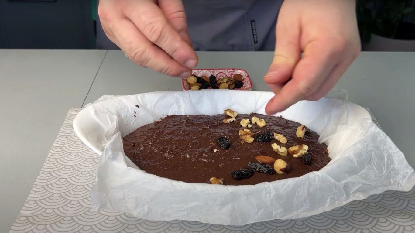 простой рецепт влажный шоколадно-яблочный брауни