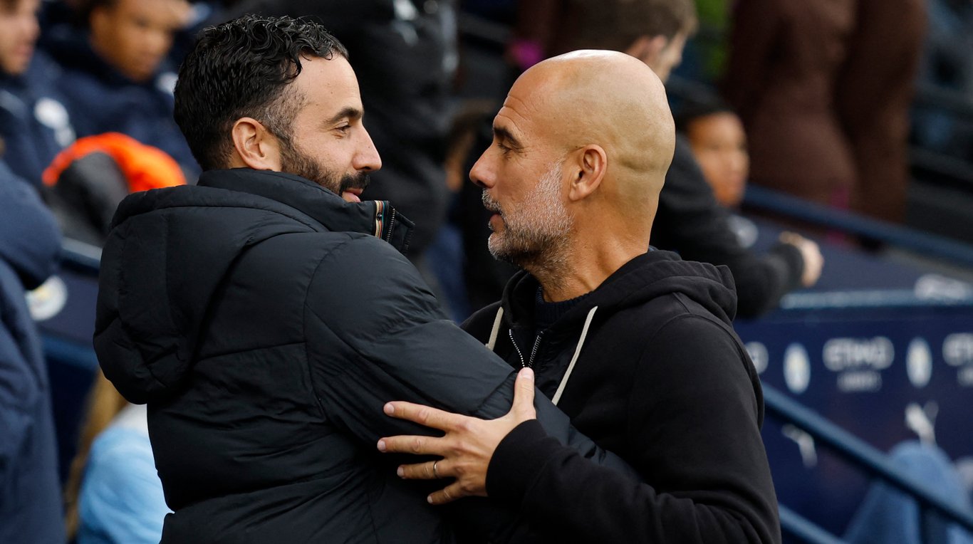 Рубен Аморим и Хосеп Гвардиола
