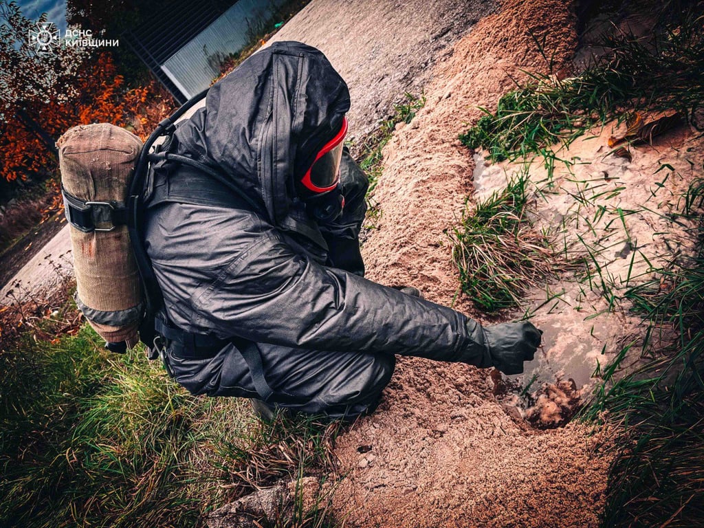 Витік азотної кислоти на Київщині