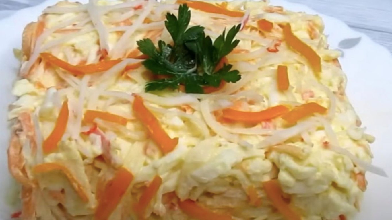 быстрый и вкусный салат