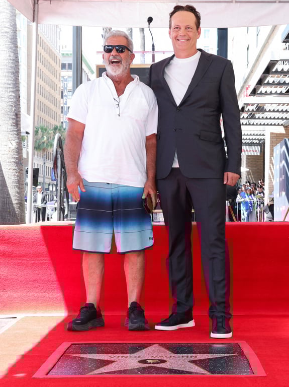 Актеры Мэл Гибсон и Винс Вон