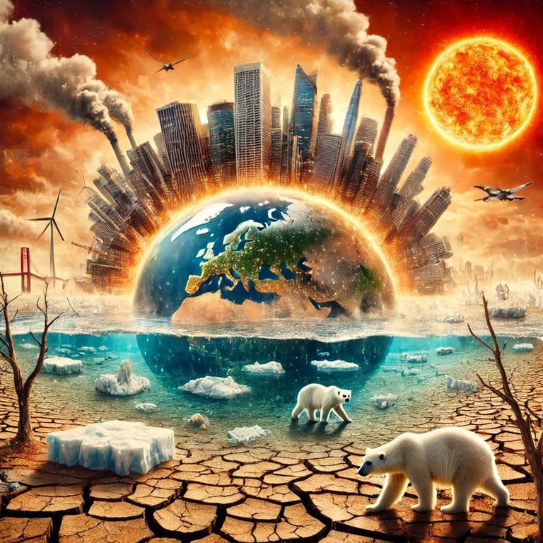 Как выглядит Земля после глобального потепления