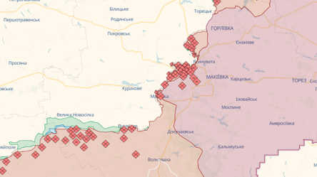 Актуальні онлайн-карти бойових дій в Україні: стан фронту на 28 липня - 285x160