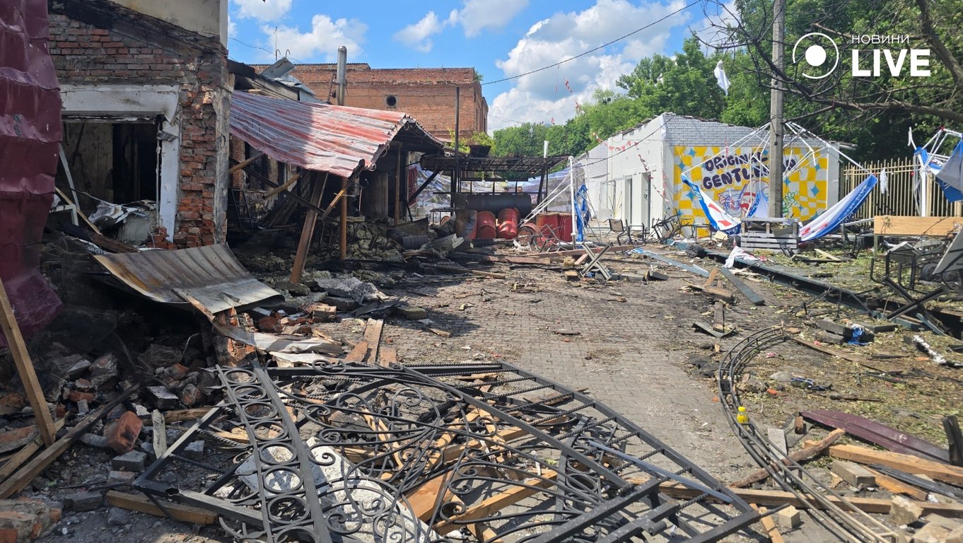 Наслідки обстрілу Харкова