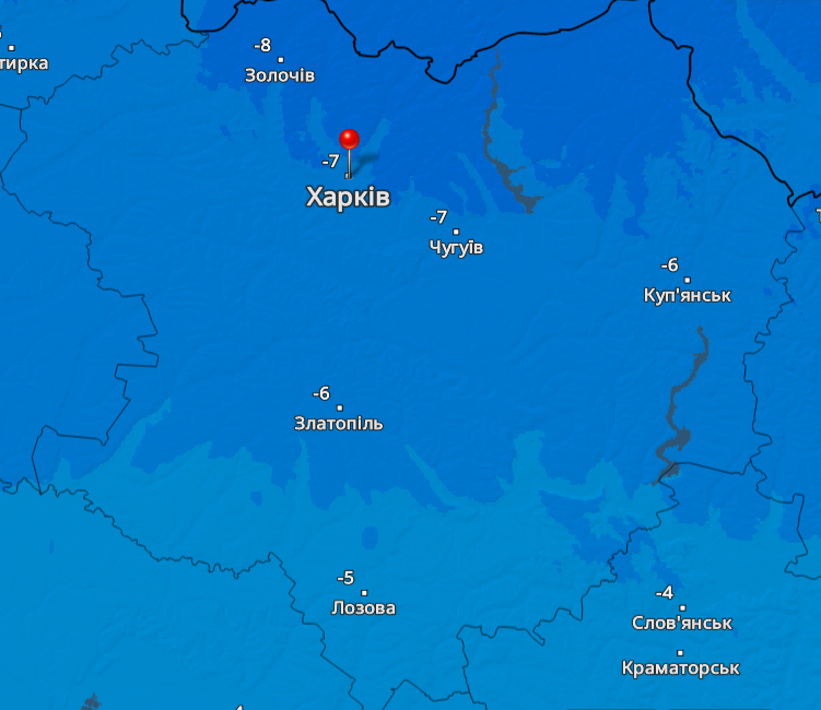 Погода в Харкові 17 лютого
