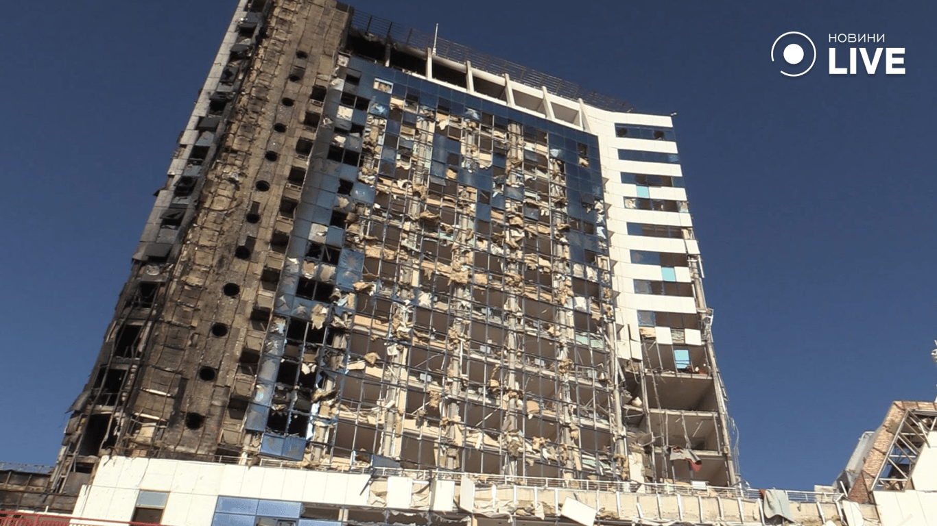 Удар по готелю в Одесі