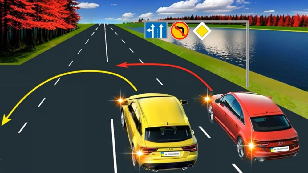 Быстрый тест по ПДД — кто из водителей нарушает правила - фото 1