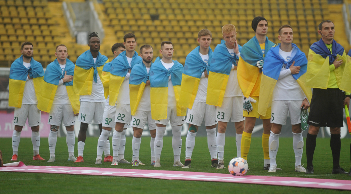 Футболисты Ворсклы Полтава