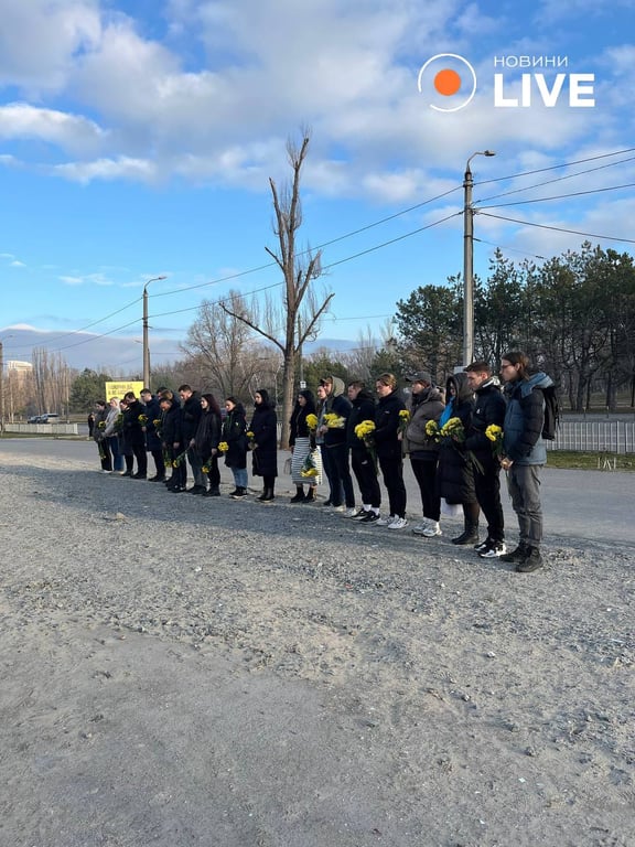 Вшанування пам'яті трагедії в Дніпрі 2023 рік 14 січня