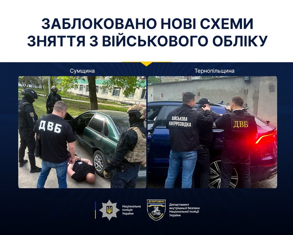 Поліція затримує фігурантів злочинних схем