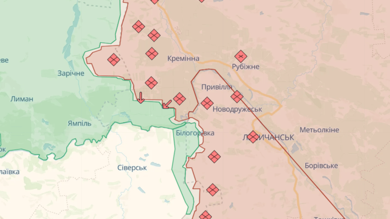 Карта боевых действий в Украине онлайн сегодня, 30.11.2023 — DeepState, Liveuamap, ISW