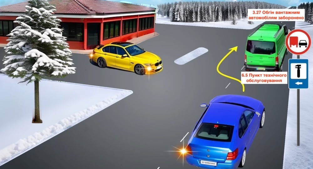 Тест з ПДР: чи дозволений обгін?