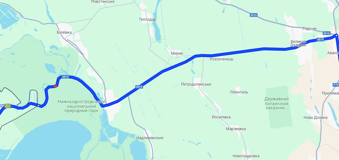 Затори у напрямку Паланки