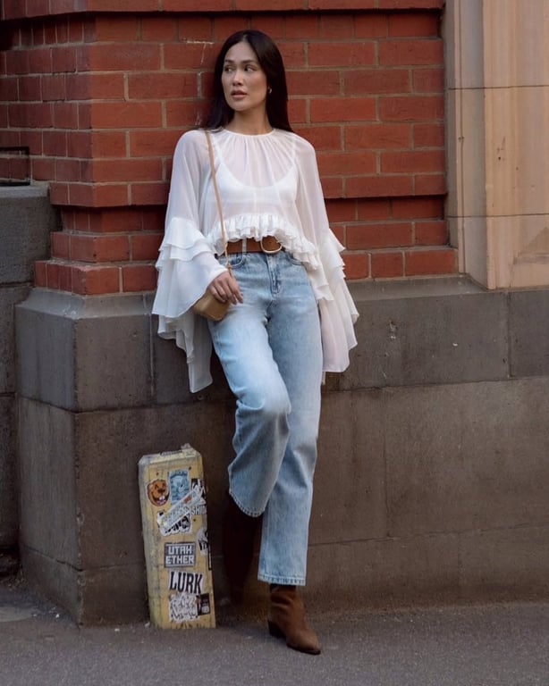 Образи на літо з джинсами
