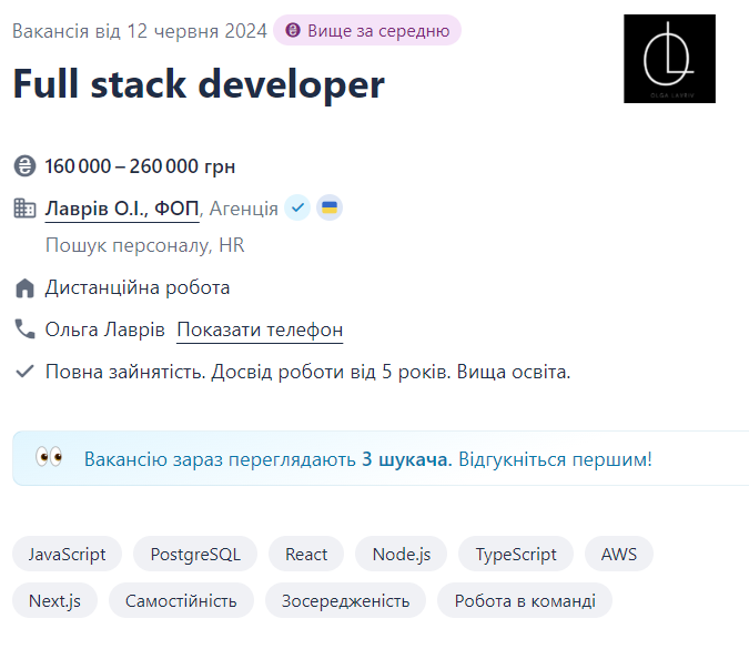 Яка ситуація на ринку праці в Україні у червні 2024 року