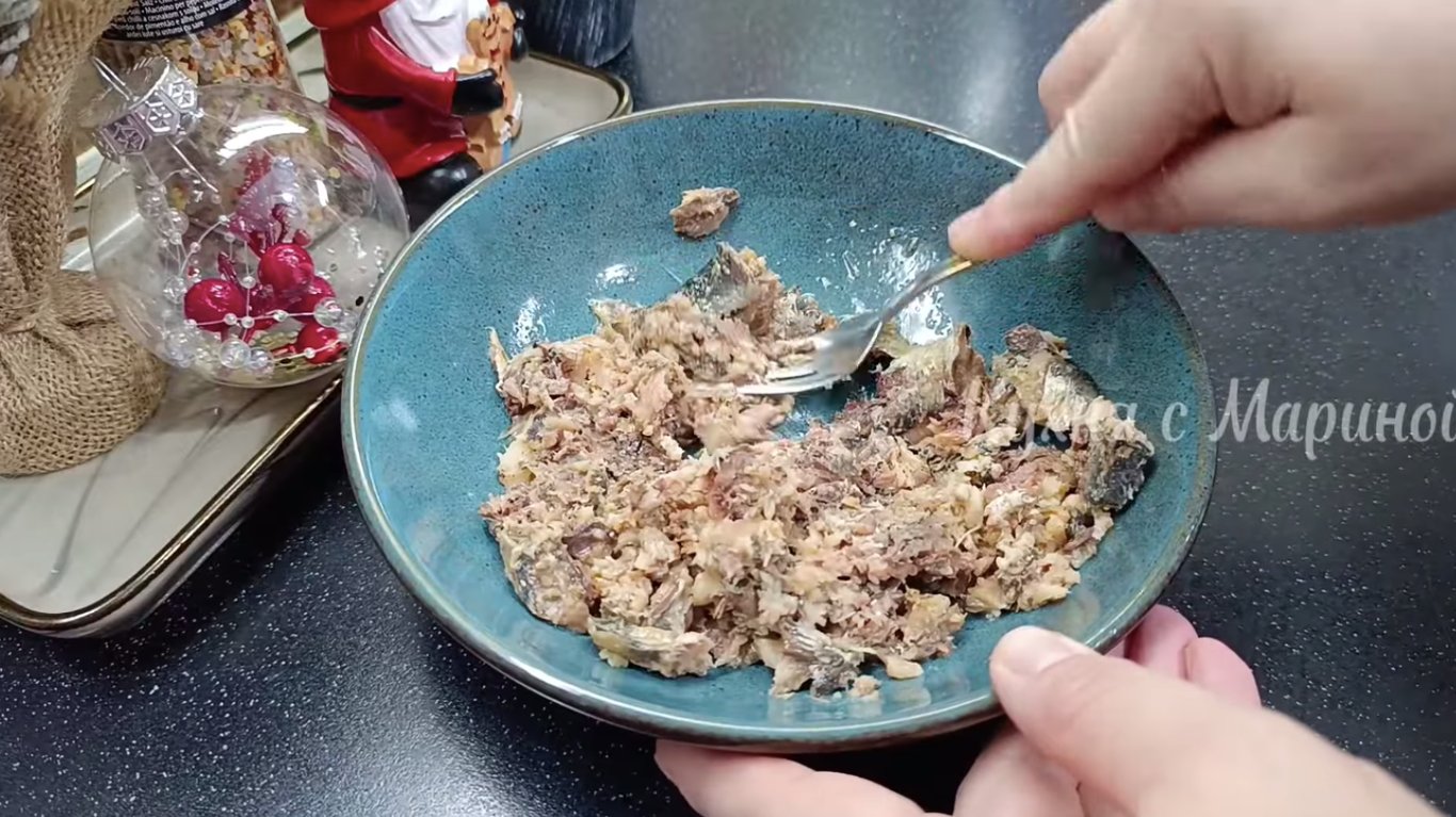 рецепт закуски з сардинами
