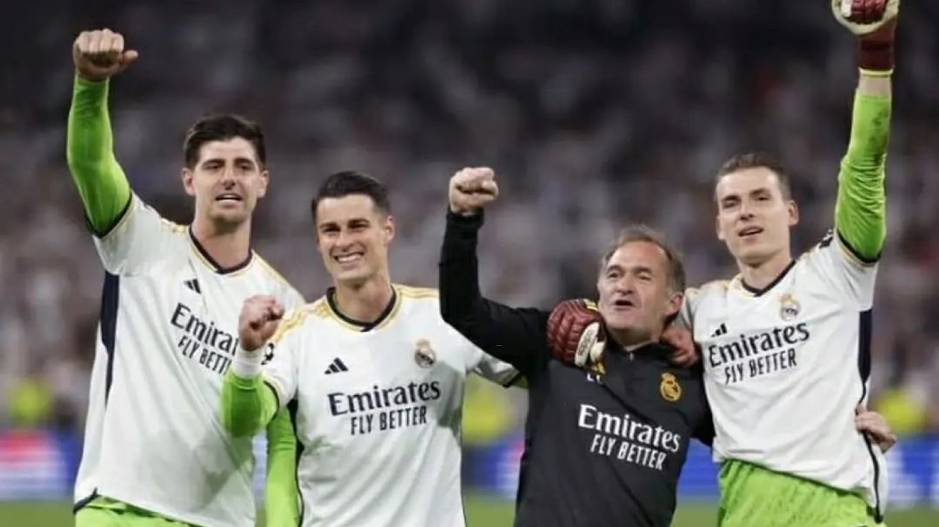 Андрій Лунін та Тібо Куртуа