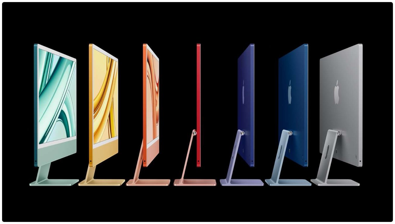Кольори, в яких представлений iMac на M3
