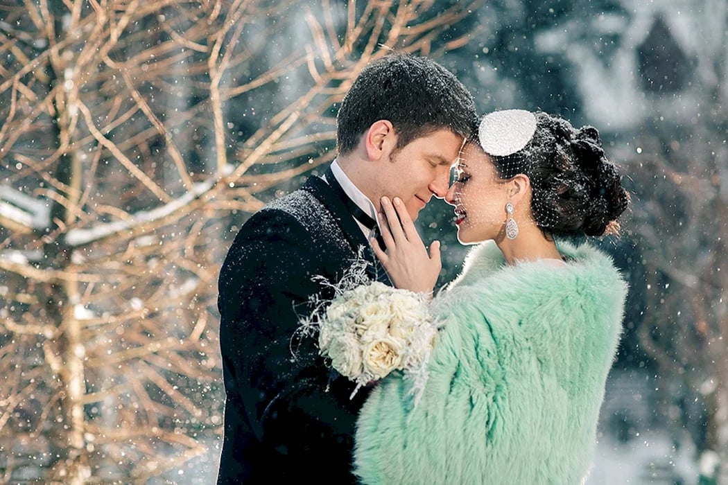 Гардероб на свадьбу зимой