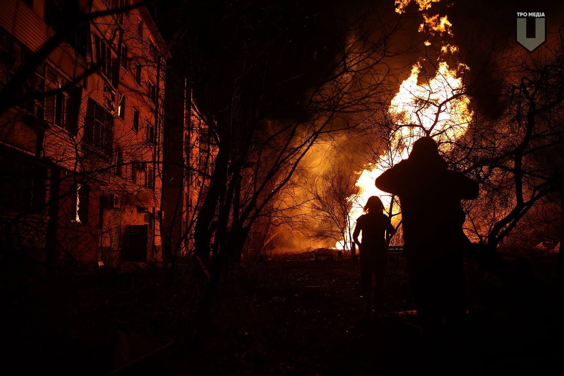 Наслідки обстрілу Херсона