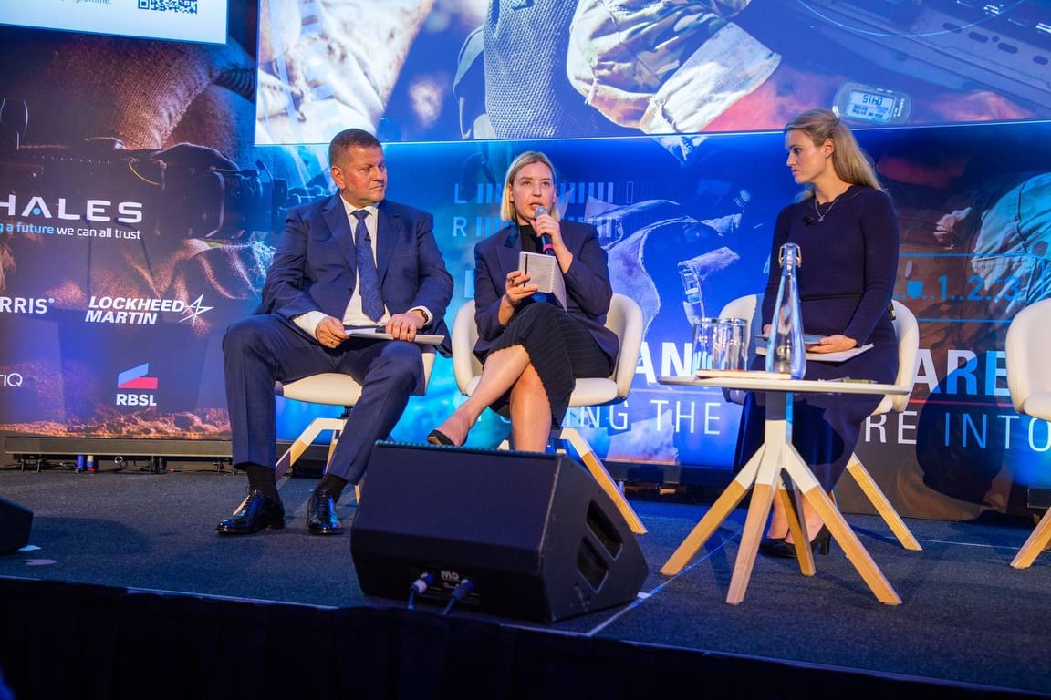 Посол України Валерій Залужний на RUSI Land Warfare Conference 2024. Фото: Валерій Залужний/Telegram