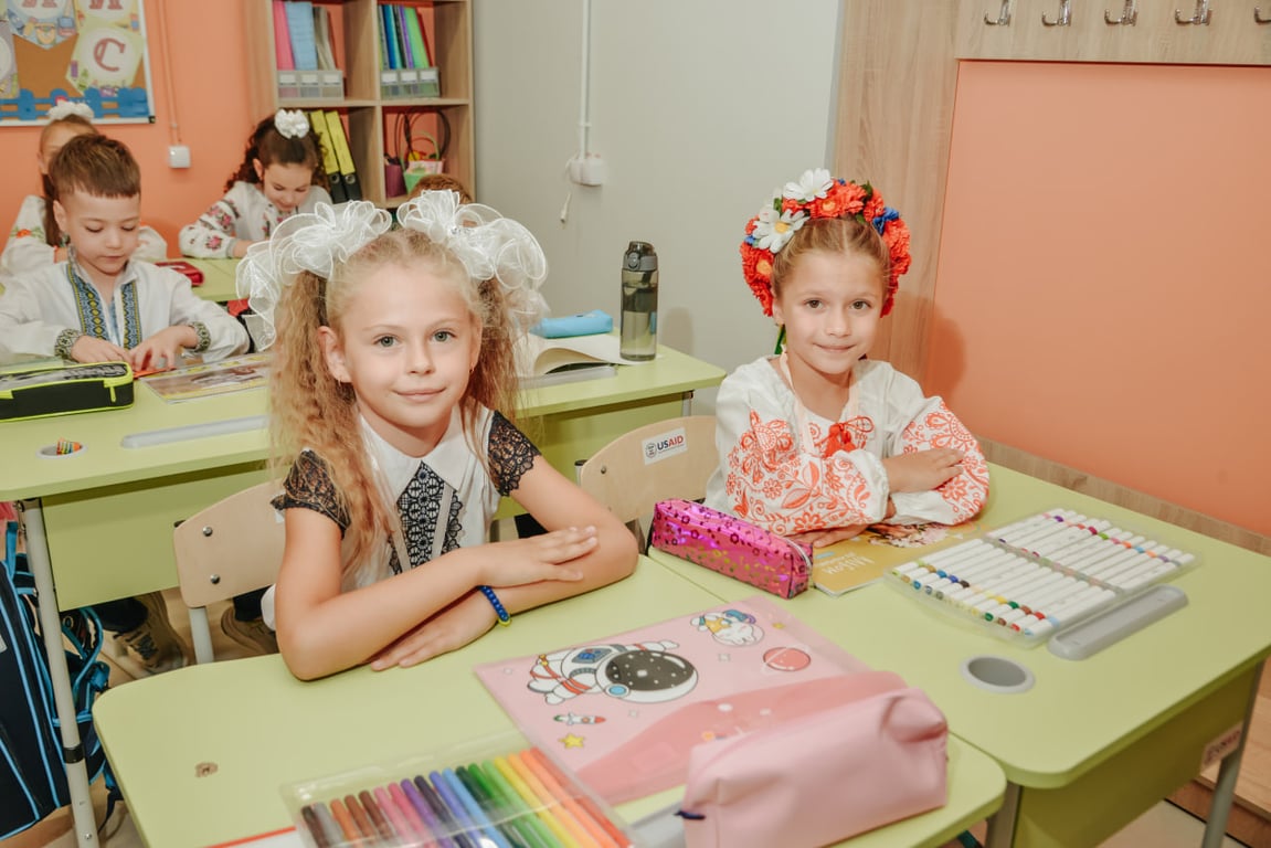 Учні в харківській підземній школі