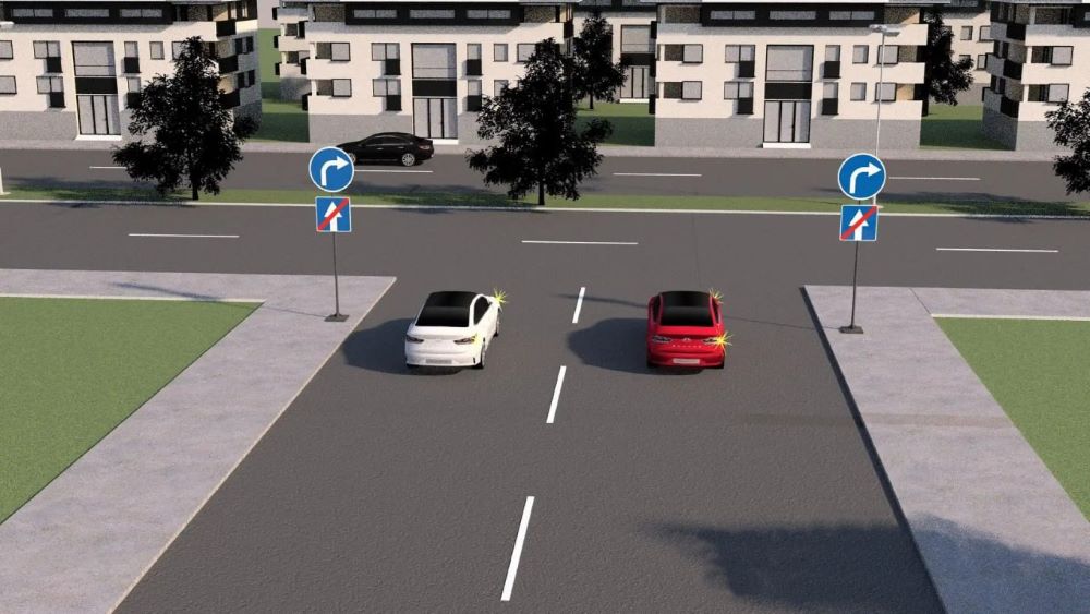 Чверть водіїв помиляються — чи дозволено водію білого авто повернути праворуч - фото 1