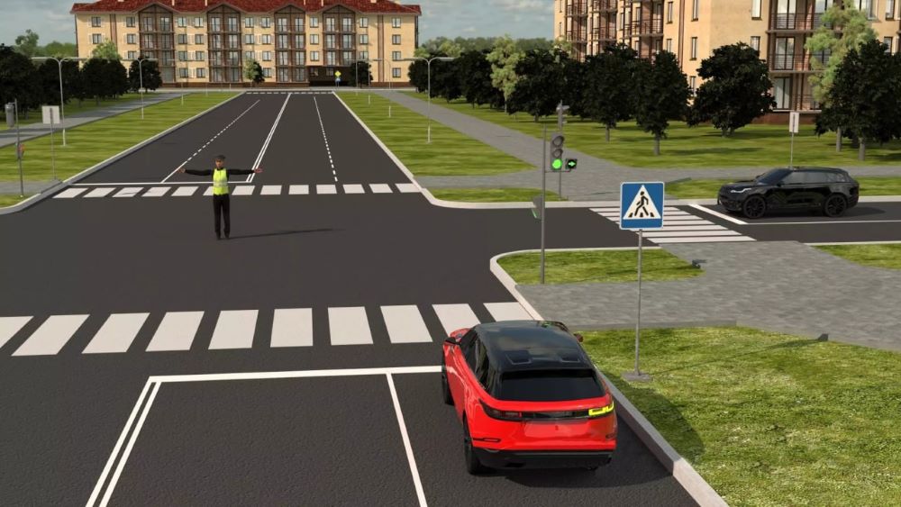 Ошибаются более 50% водителей - разрешено ли красному авто повернуть направо - фото 1