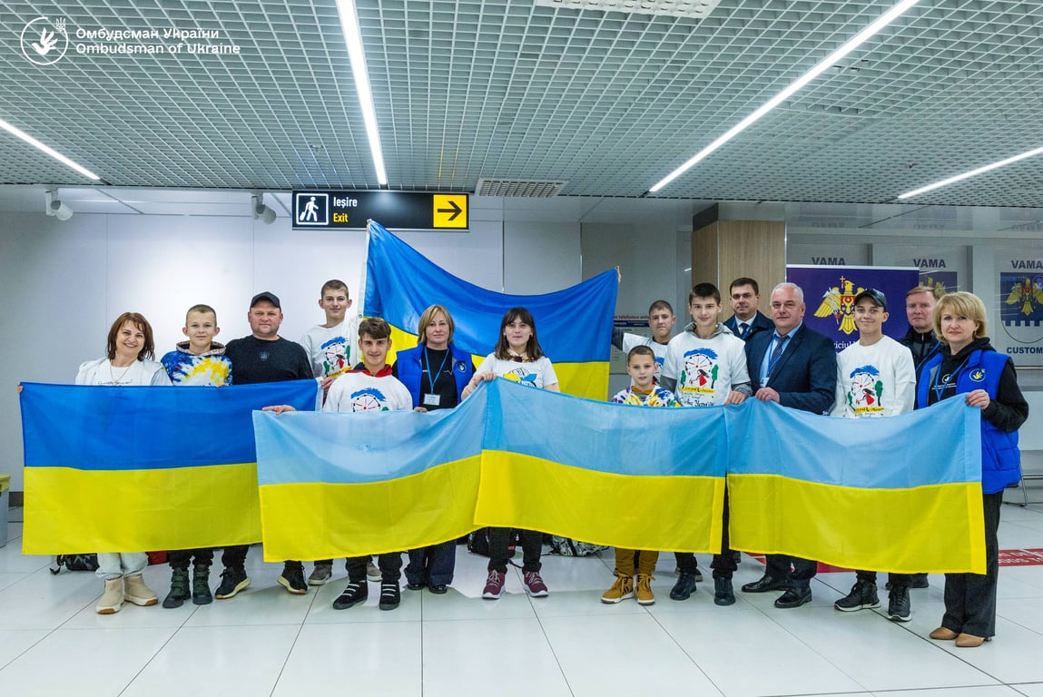 Українські діти повернулися додому 31 жовтня