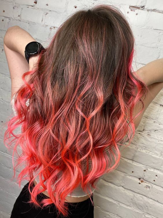 Эксцентричный оттенок волос