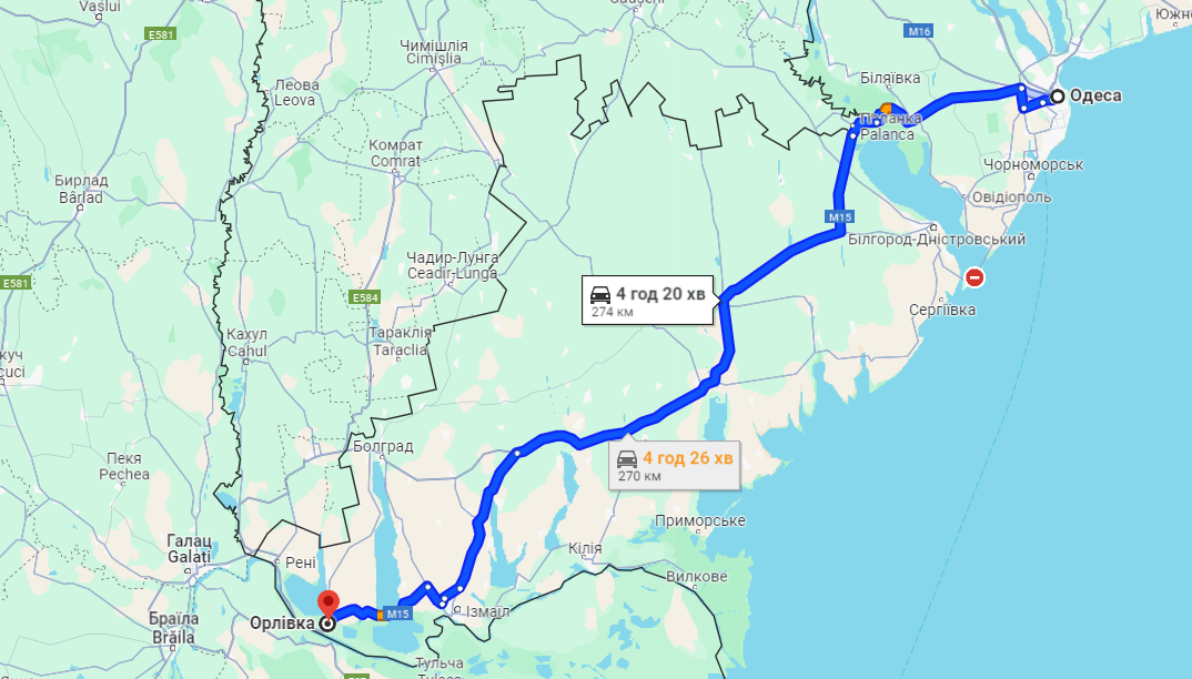 Затори до Орлівки 17 травня