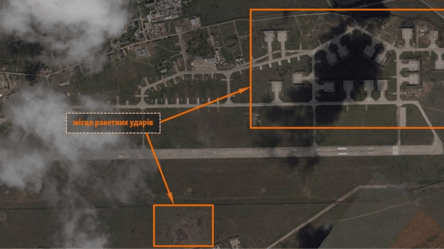 З'явилися перші супутникові знімки наслідків ударів ЗСУ по аеродрому в Джанкої - 290x166