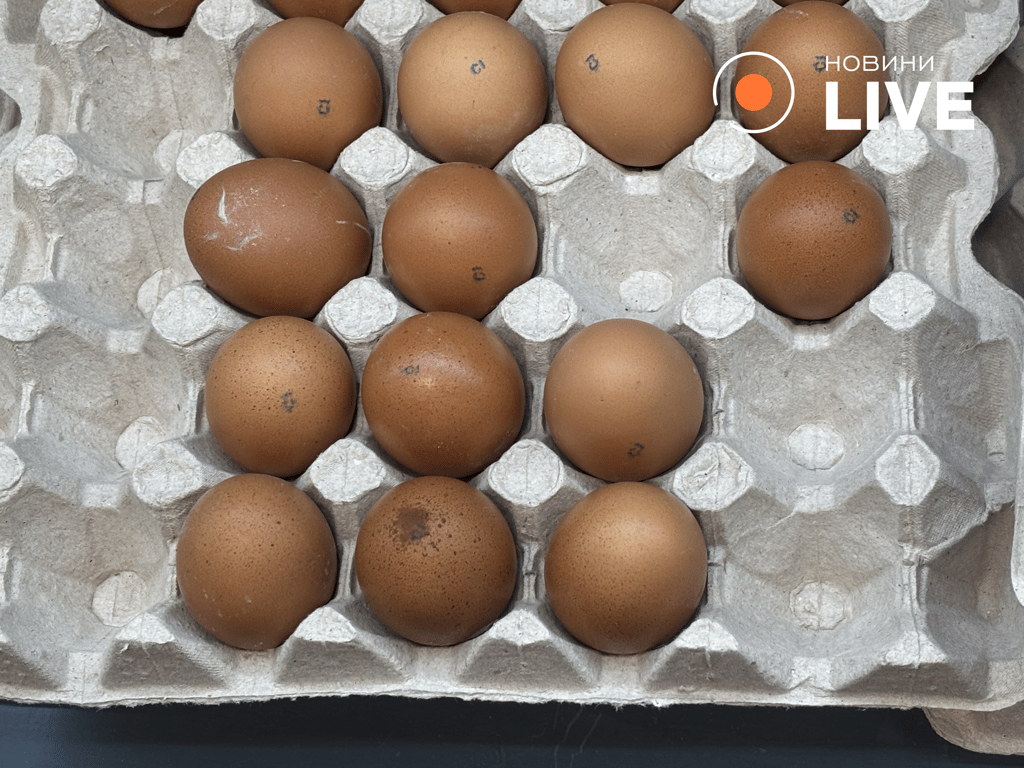 Яйця в лотку