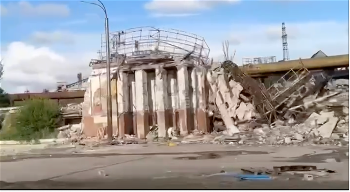 Руїни заводу Азовсталь