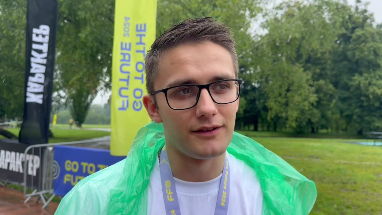 Військовий з протезами, який брав участь у забігу Go to the Future