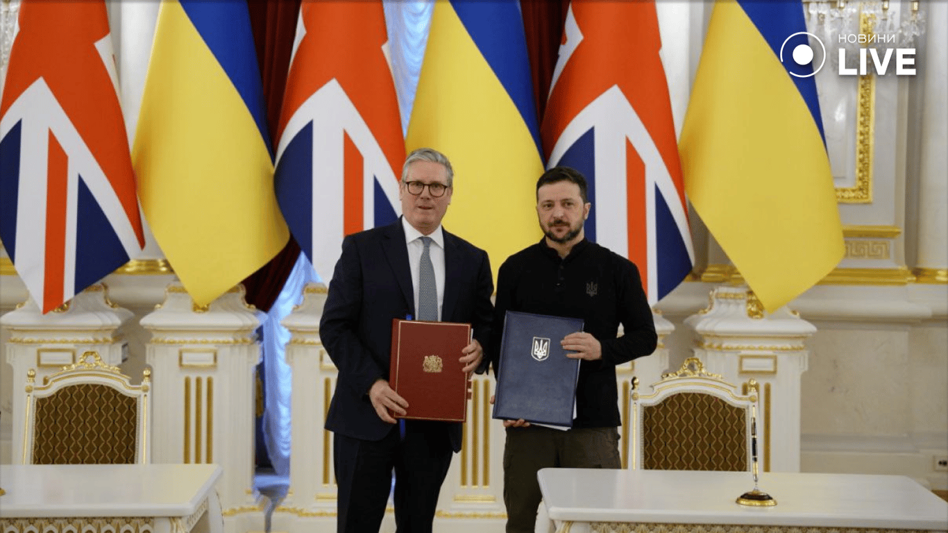 Україна і Британія підписали угоду про 100-річне партнертсво