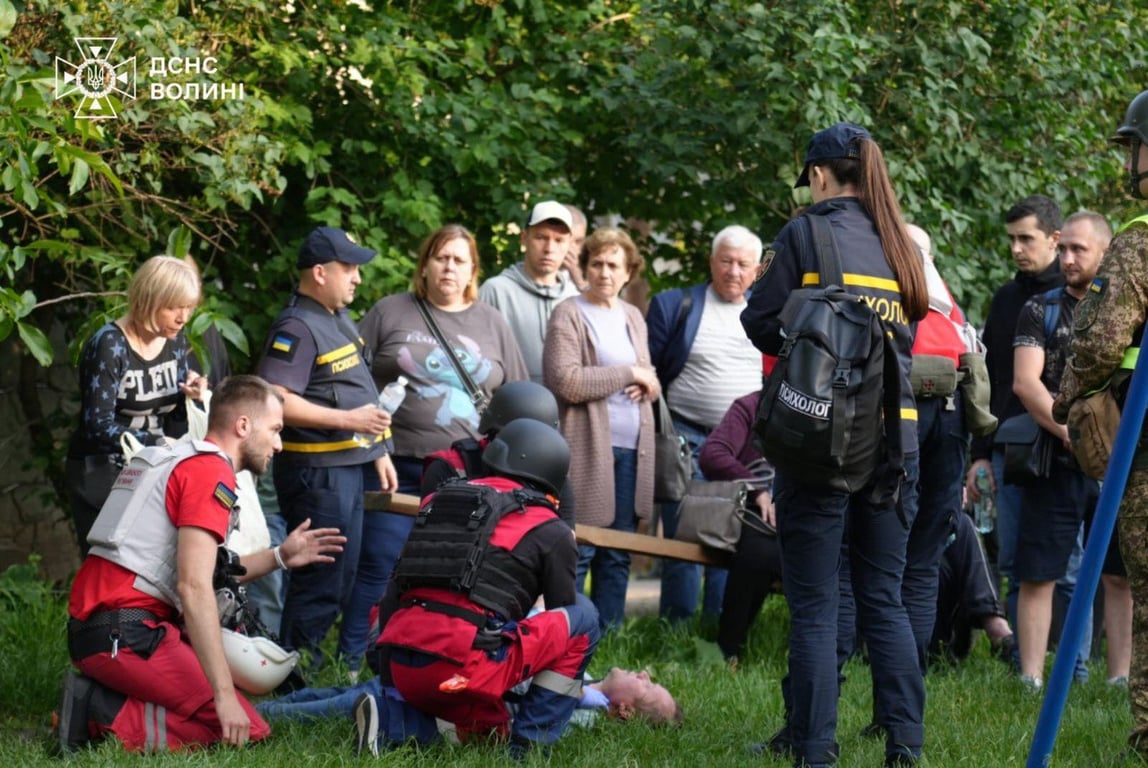 15 дронів і 6 ракет атакували Луцьк 6 червня