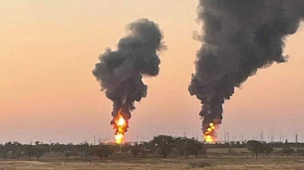 У Краснодарському краї після атаки БПЛА загорілася нафтобаза - 285x160