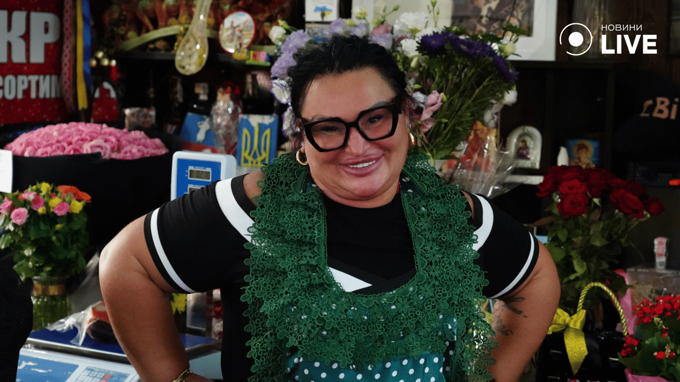 Продавчиня риби на "Привозі" Світлана Базаренко. Фото: Новини.LIVE