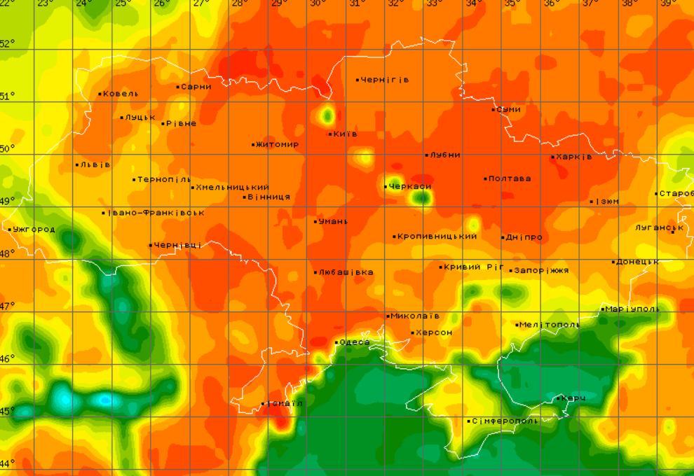 Погода 23 квітня