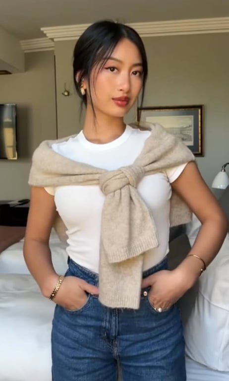 Светр можна носити в різній стилізації