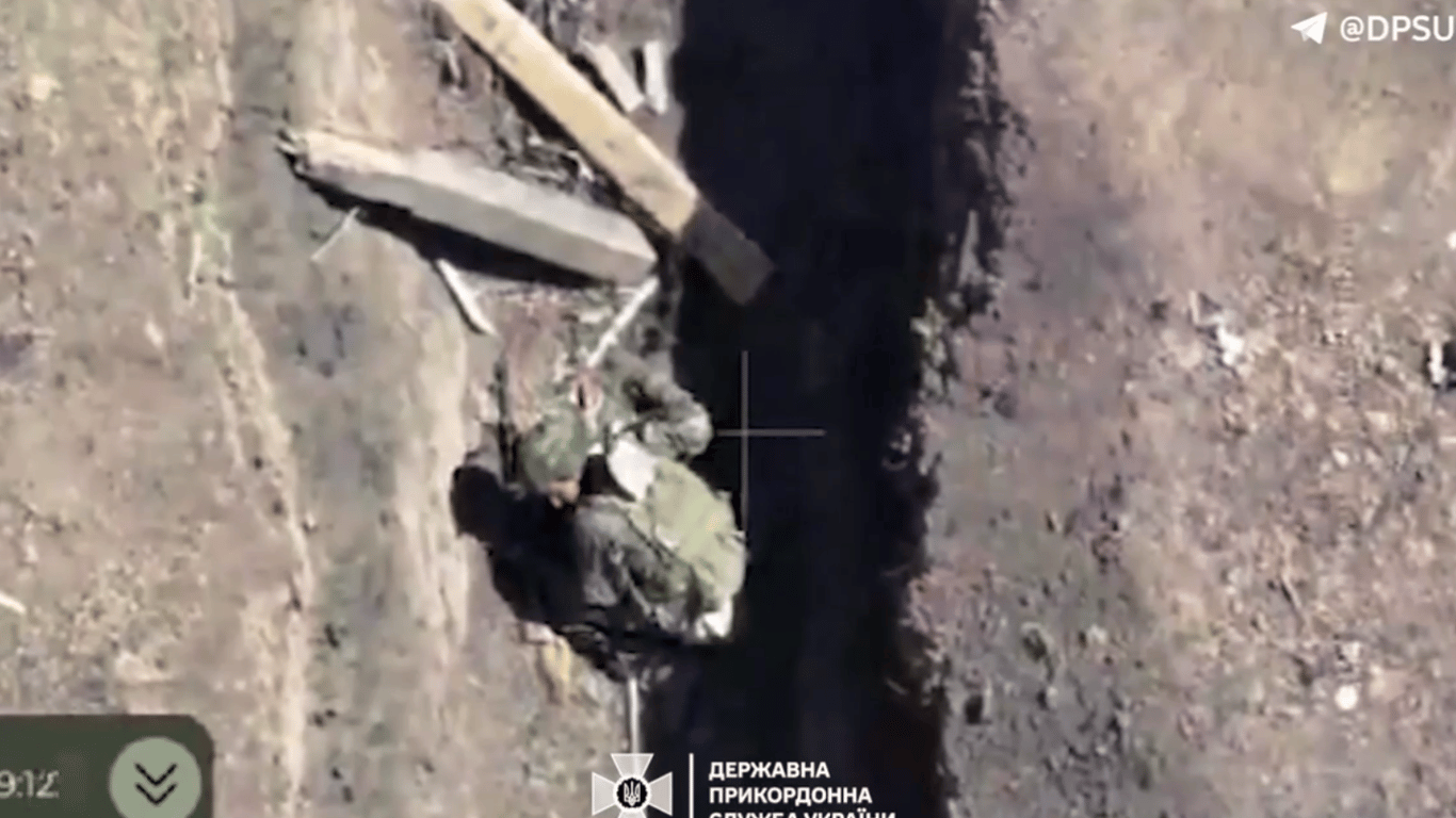 Відео обстрілу ЗСУ росіян в окопах