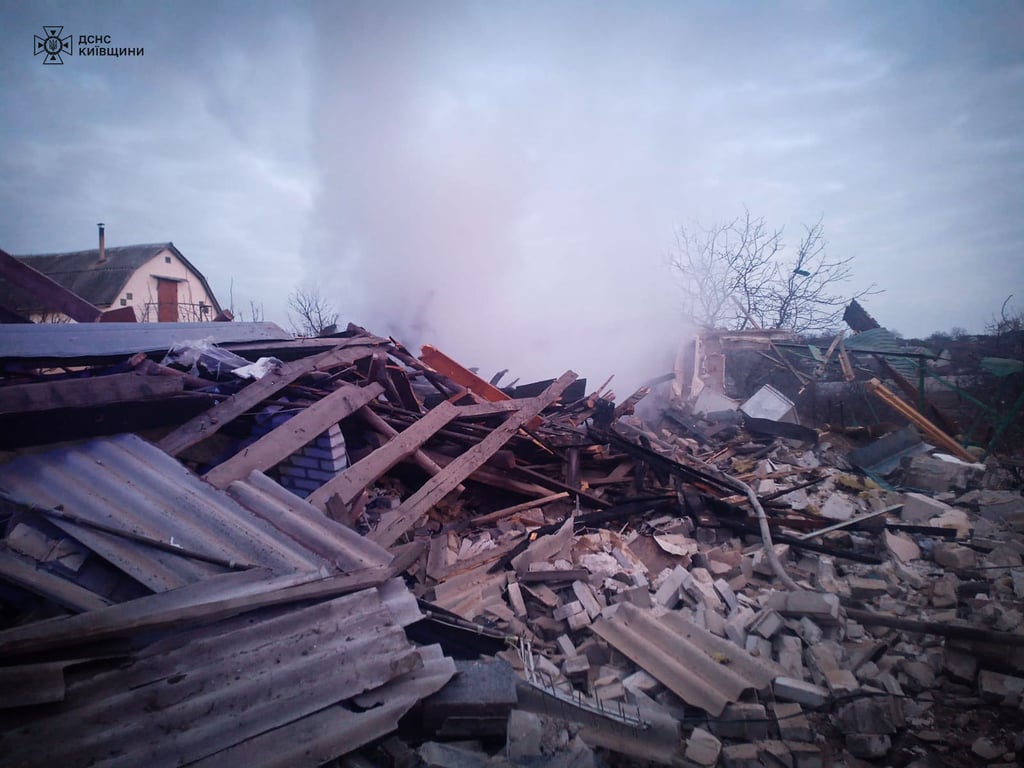 Місце вибуху на Київщині