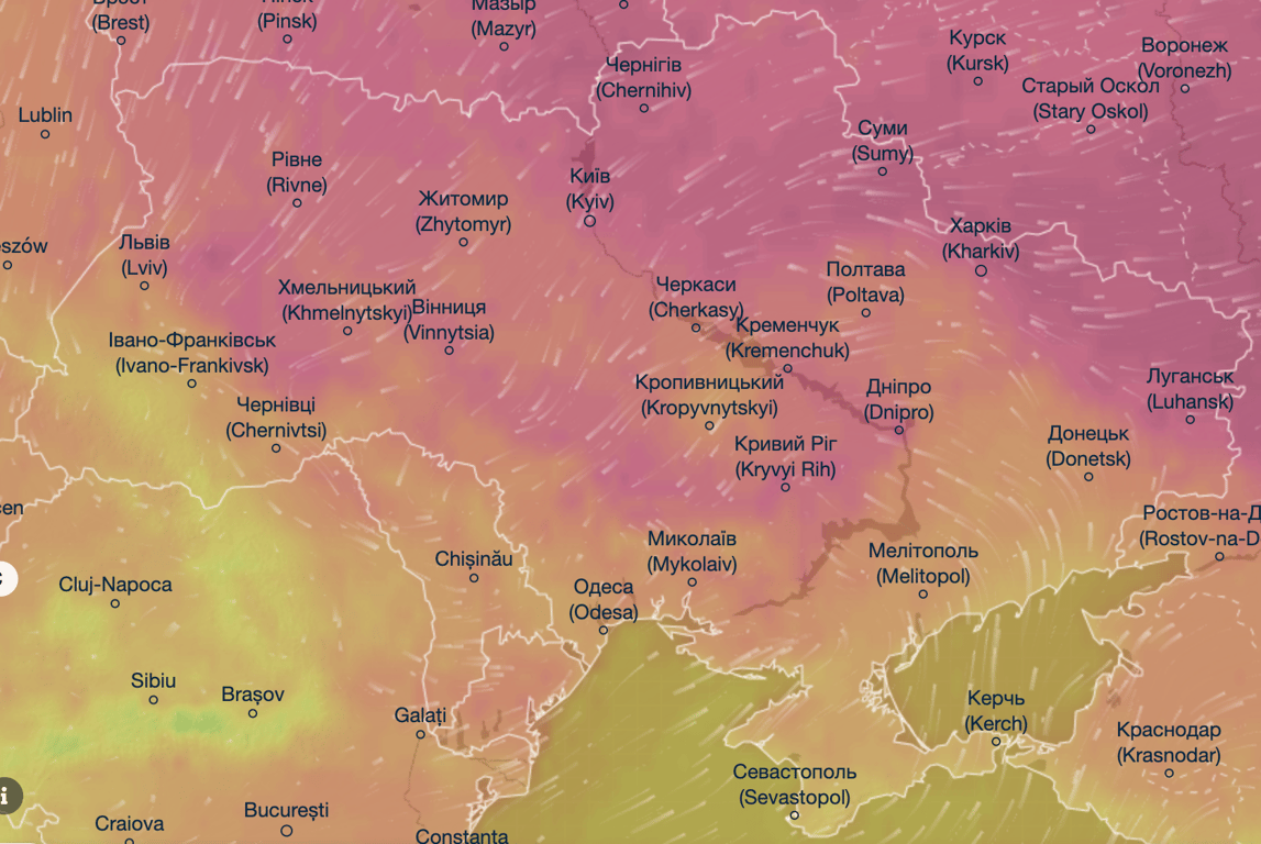 Прогноз погоди в Україні на 20 травня