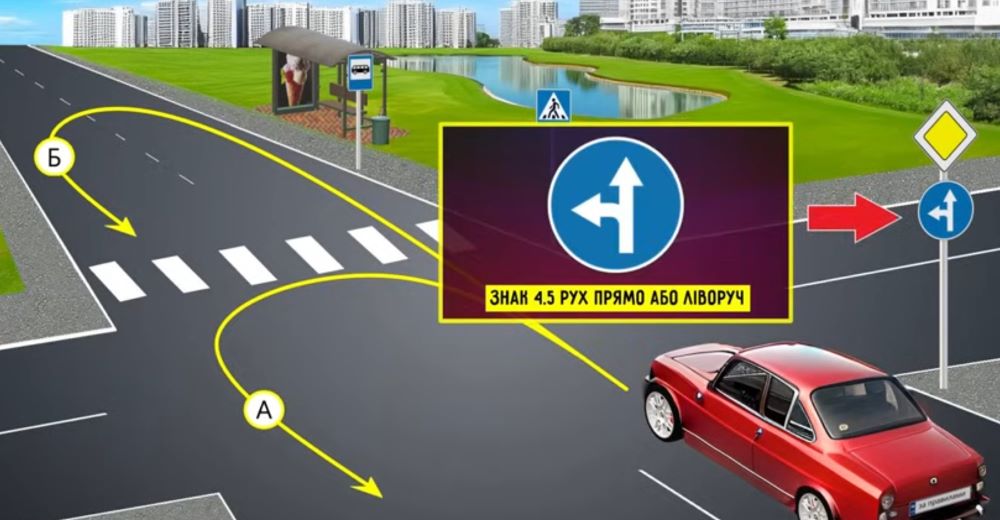 Хитрий тест з ПДР — чи дозволено водію виконати розворот - фото 4