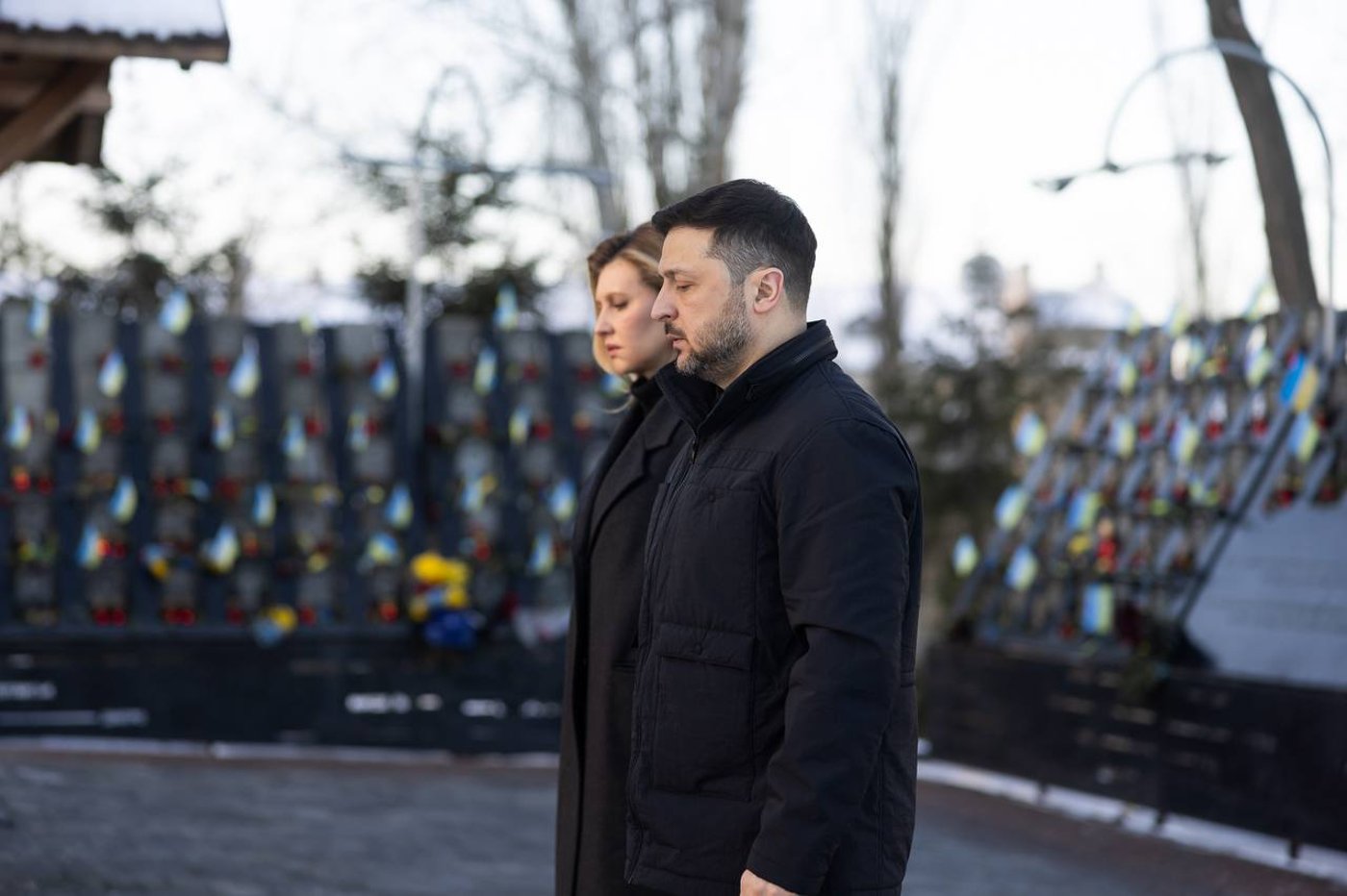 Зеленські вшанували пам'ять Героїв Небесної Сотні