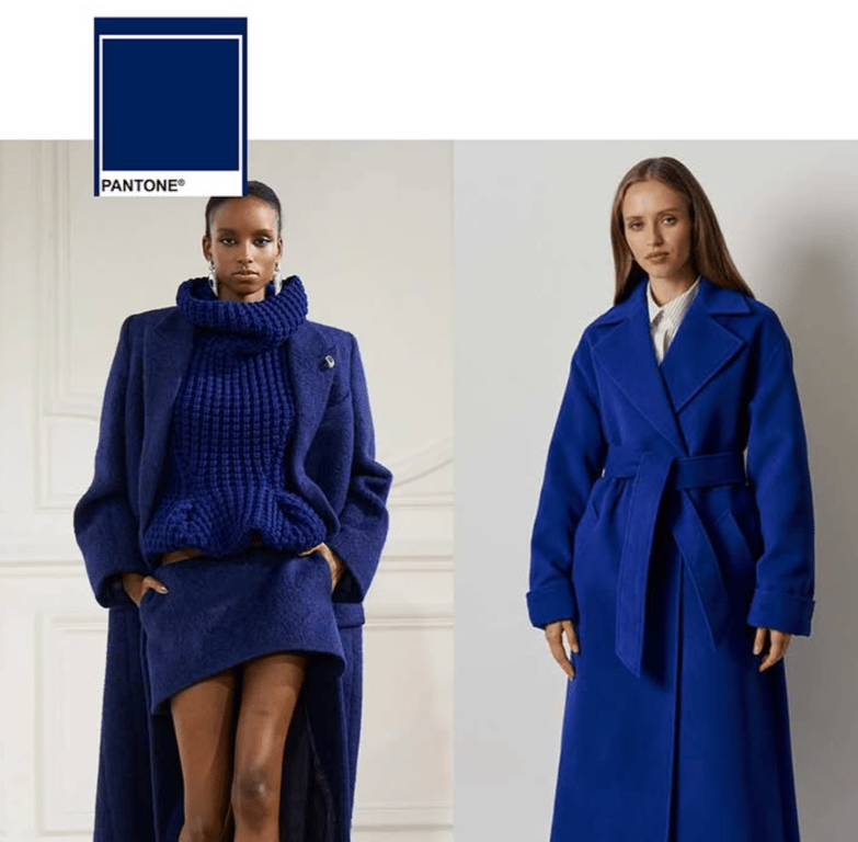 Синий цвет подходит смелым и уверенным в себе женщинам