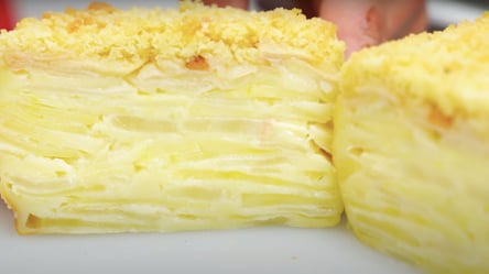 Рецепт французького пирога з грушами та яблуками - 285x160
