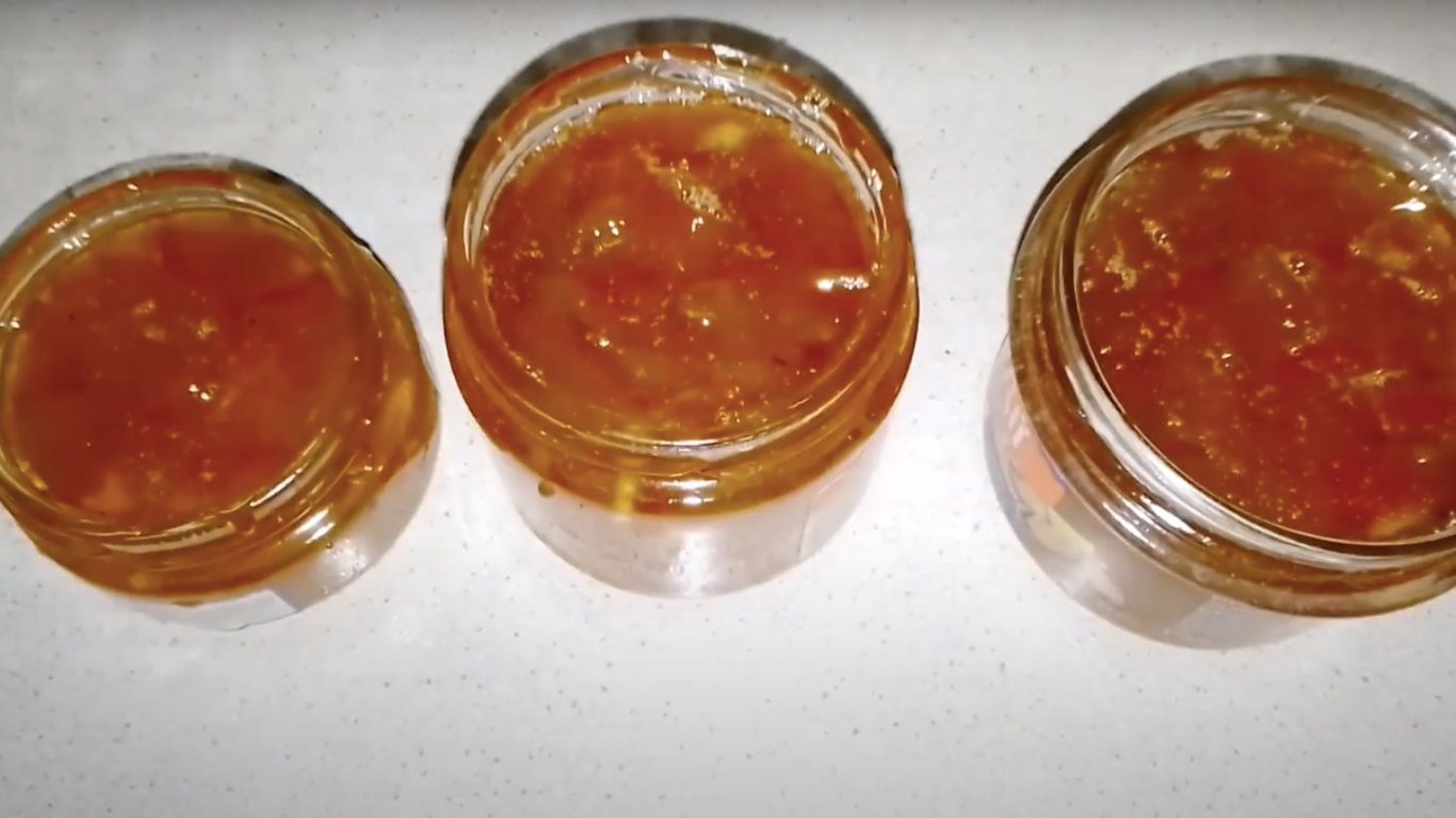 варенні з кавунових шкірок, як мед